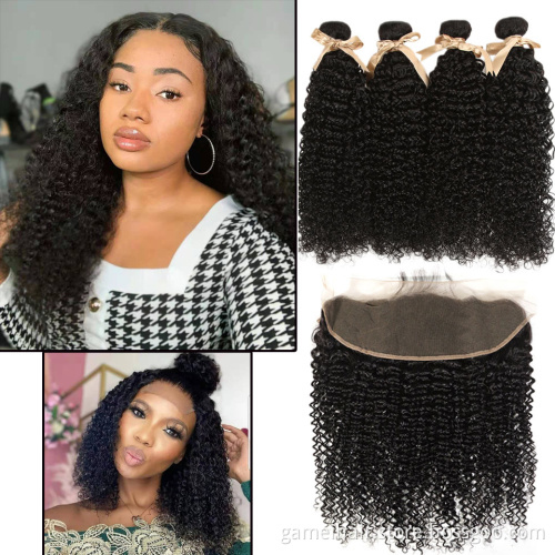 360 Peruvian 12 A  Brazilian   human hair 3 body wave Indian  kinky straight  bundles and closure